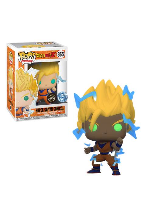 Dragon Ball Z POP! Animation 865 Vinyl Figure Super Saiyan Goku with energy 9 cm - Special edition Glow chase Limited edition