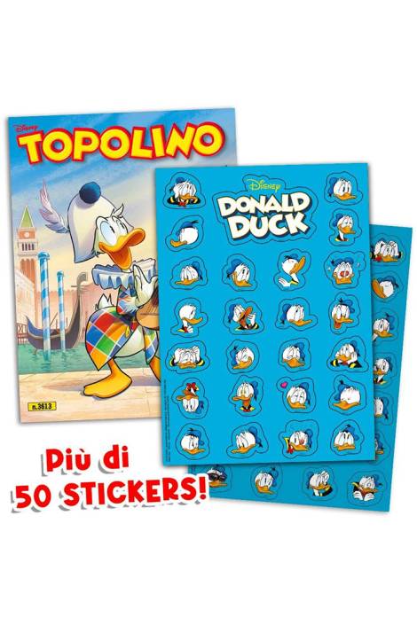 Topolino 3613 + Adesivi di Paperino