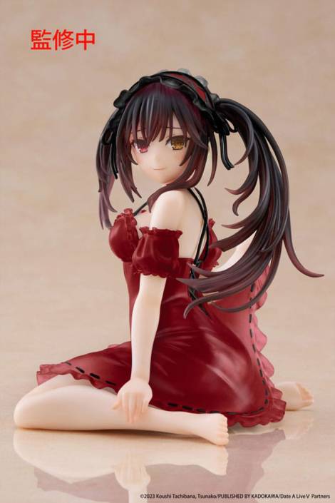 PREORDER- Date A Live V PVC Statue Kurumi Tokisaki Nightwear Ver. Renewal Desktop Cute 13 cm Taito