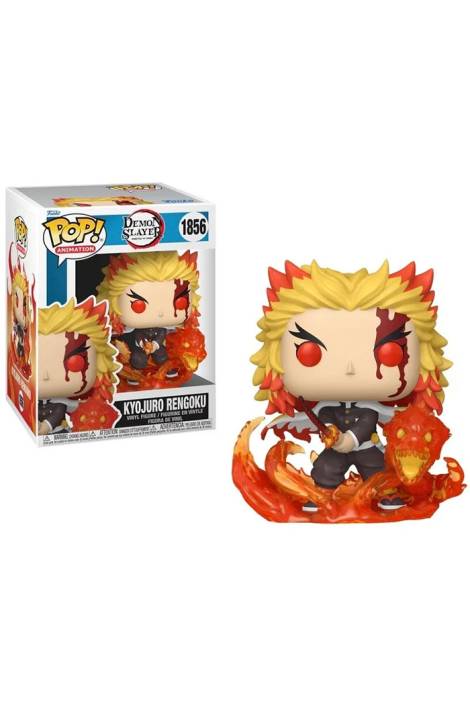 Demon Slayer: Kimetsu no Yaiba Premium POP! Animation 1856 Vinyl Figure Kyojuro Rengoku 9,5 cm