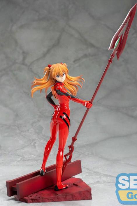 PREORDER- Evangelion: 3.0+1.0 Thrice Upon a Time PVC Statue Asuka Shikinami Langley x Spear of Longinus Luminasta 20 cm Sega