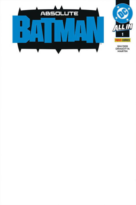 Absolute Batman #1 - Blank variant