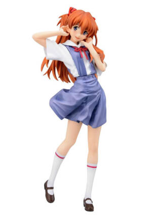 PREORDER- Neon Genesis Evangelion PVC Statue Asuka Uniform Ver. XStellar 21 cm Sega