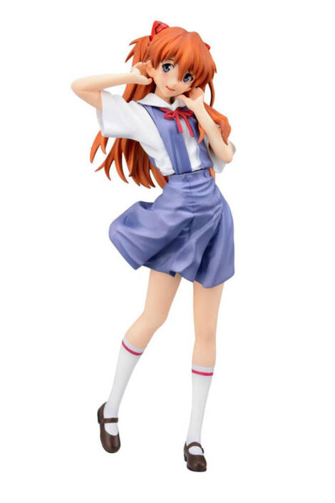 PREORDER- Neon Genesis Evangelion PVC Statue Asuka Uniform Ver. XStellar 21 cm Sega
