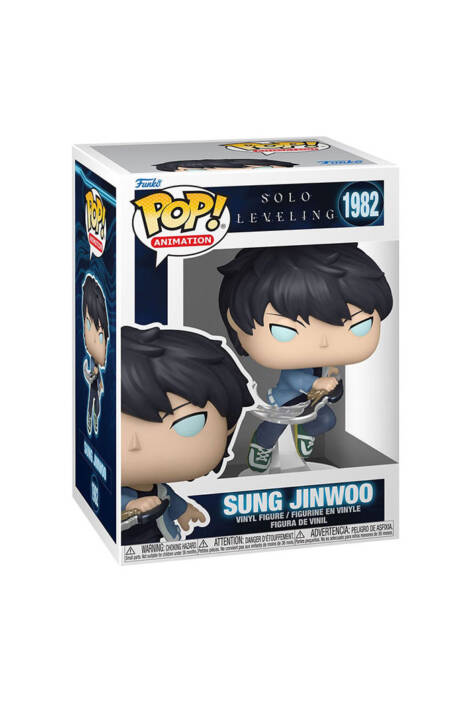 PREORDINE Solo Leveling POP! Animation 1982 Vinyl Figure Sung Jinwoo 9 cm
