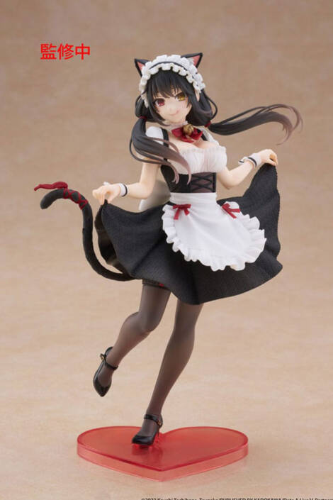 PREORDER- Date A Live V PVC Statue Kurumi Tokisaki Cat Ear Maid Ver. Coreful 18 cm Taito