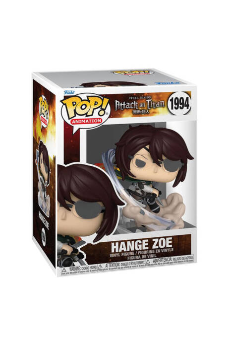 PREORDINE Attack on Titan: Final season POP! Animation 1994 Vinyl Figure Hange Zoe 9 cm