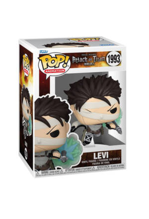 PREORDINE Attack on Titan: Final season POP! Animation 1993 Vinyl Figure Levi 9 cm