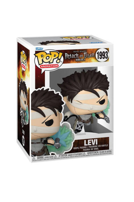 PREORDINE Attack on Titan: Final season POP! Animation 1993 Vinyl Figure Levi 9 cm