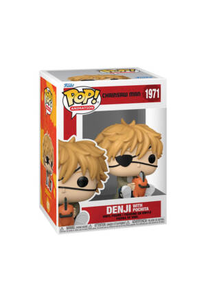 PREORDINE Chainsaw Man POP! Animation 1971 Vinyl Figure Denji with Pochita 9 cm