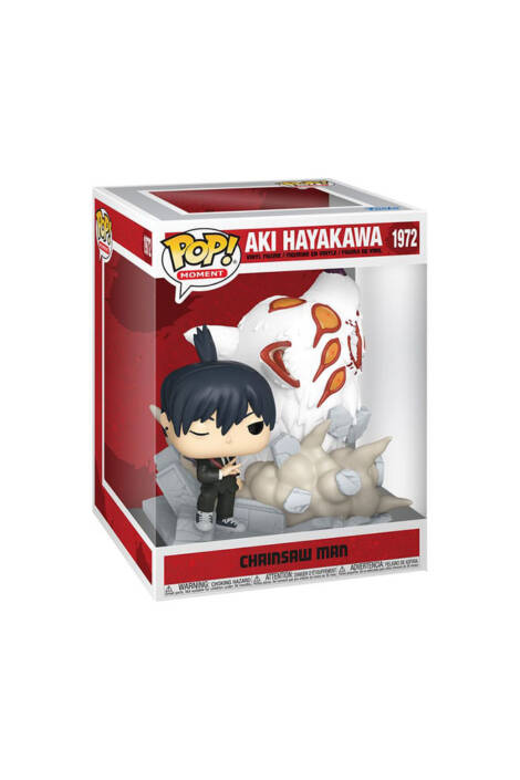 PREORDINE Chainsaw Man POP! Moment 1972 Vinyl Figure Aki Hayakawa 9 cm