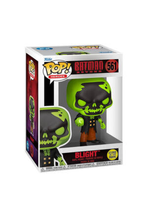 PREORDINE Batman Beyond POP! Heroes 561 Vinyl Figure Blight 9 cm - Glows in the dark