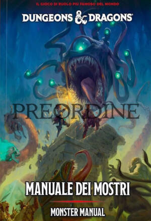 PREORDINE Dungeon & dragons 5.0 - Manuale dei mostri: Monster Manual 2024 [ITA]