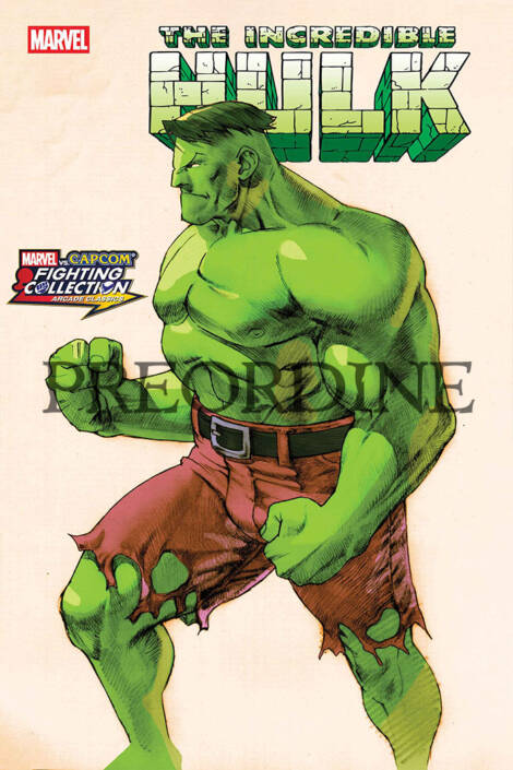 PREORDINE Hulk #130 (27) - Vs. Capcom Variant: Hulk