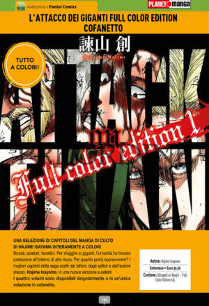 PREORDINE L'attacco dei giganti: Full color edition - Cofanetto