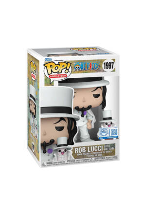 PREORDINE One Piece POP! Animation 1997 Vinyl Figures Rob Lucci with Hattori 10 cm - Special edition