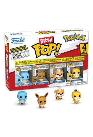 Pokemon Bitty POP! Vinyl Figures 4-Pack Series 4 2 cm