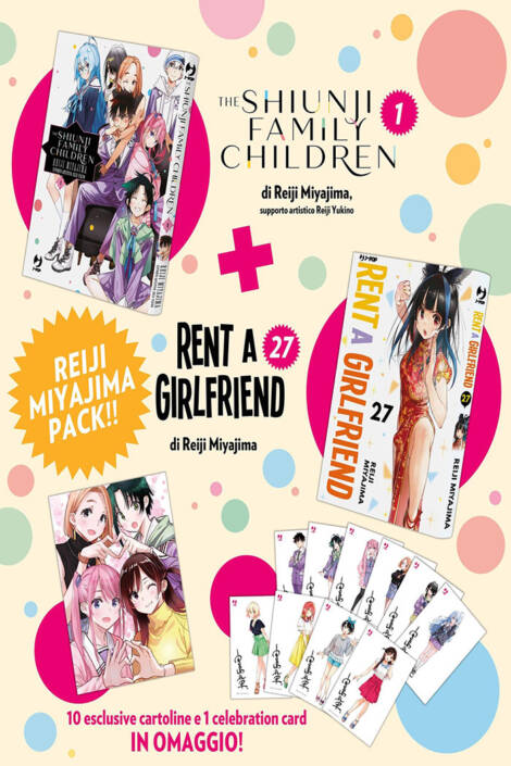 Reiji Miyajima Pack - The Shiunji family children 1 + Rent a girlfriend 27