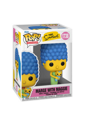 PREORDINE The Simpsons POP! Television 1738 Vinyl Figure Marge with Maggie 9 cm