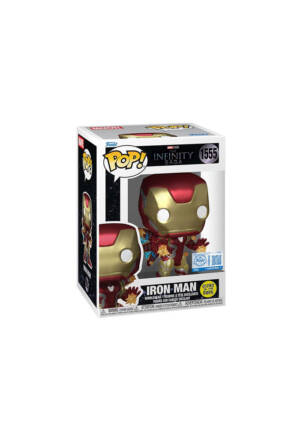 PREORDINE The infinity saga POP! 1555 Vinyl Figure Iron Man 9 cm - Special edition Glows in the dark