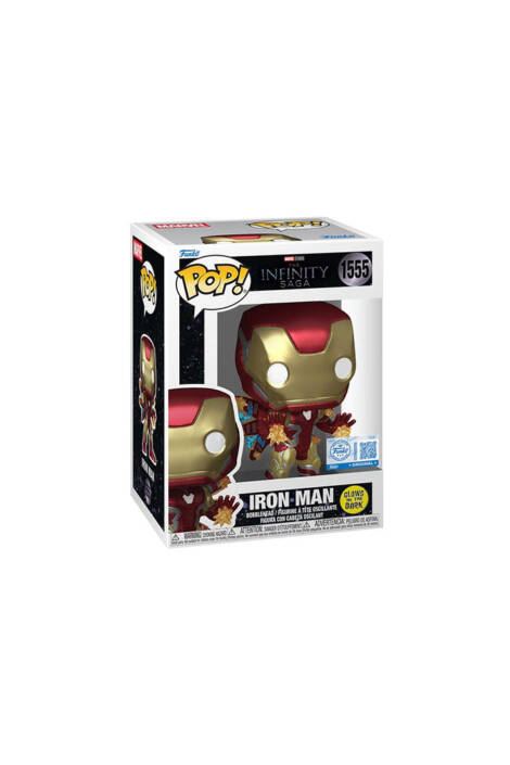 PREORDINE The infinity saga POP! 1555 Vinyl Figure Iron Man 9 cm - Special edition Glows in the dark