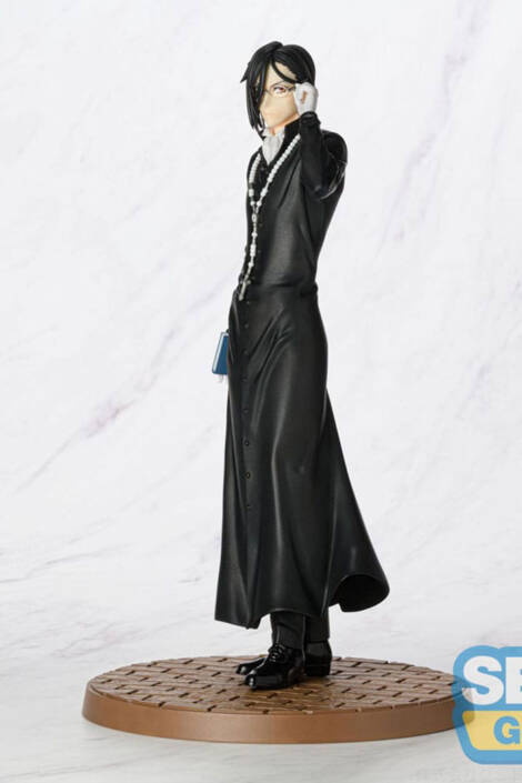 PREORDER- Black Butler: Boarding School Arc PVC Statue Sebastian Michaelis Luminasta 22 cm Sega