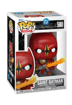 PREORDINE DC Dark Multiverse POP! Heroes 580 Vinyl Figure Saint Batman 9 cm