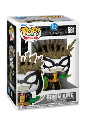 PREORDINE DC Dark Multiverse POP! Heroes 581 Vinyl Figure Robin King 9 cm