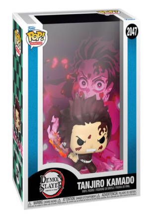 PREORDINE Demon Slayer: Kimetsu no Yaiba Game Cover POP! Animation 2047 Vinyl Figure Tanjiro Kamado 9 cm