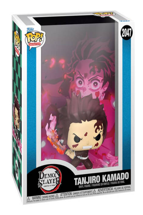 PREORDINE Demon Slayer: Kimetsu no Yaiba Game Cover POP! Animation 2047 Vinyl Figure Tanjiro Kamado 9 cm