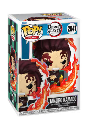 PREORDINE Demon Slayer: Kimetsu no Yaiba POP! Plus 2041 Vinyl Figure Tanjiro Kamado 9 cm