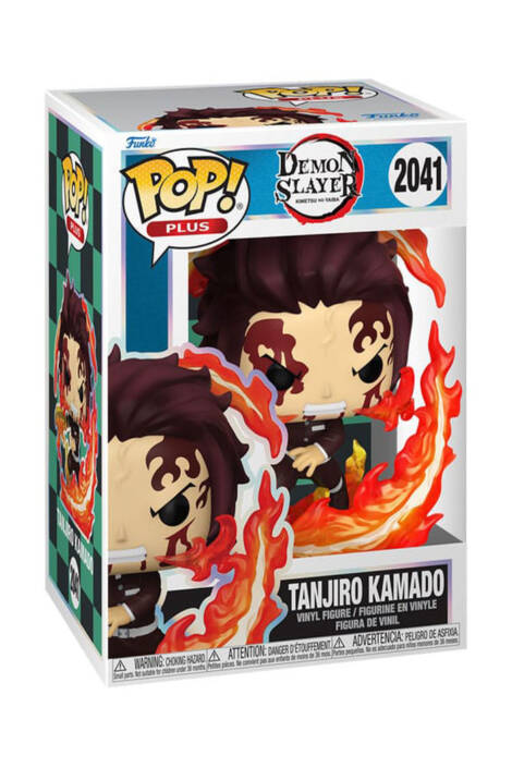 PREORDINE Demon Slayer: Kimetsu no Yaiba POP! Plus 2041 Vinyl Figure Tanjiro Kamado 9 cm