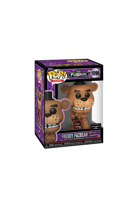 PREORDINE Funko Fusion POP! Games 1096 Vinyl Figure Freddy Fazbear with Pizza Launcher  9 cm