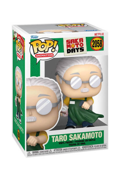 PREORDINE Sakamoto days POP! Animation 2058 Vinyl Figure Taro Sakamoto 9 cm