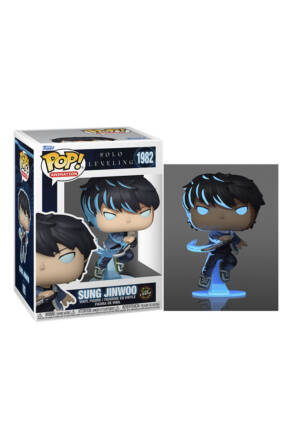 Solo Leveling POP! Animation 1982 Vinyl Figure Sung Jinwoo 9 cm - Glow Chase limited edition