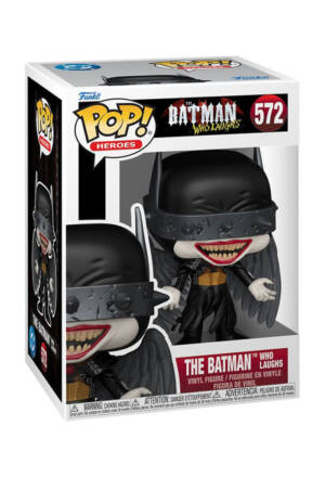 PREORDINE The Batman who laughs POP! Heroes 572 Vinyl Figure The Batman who laughs 9 cm