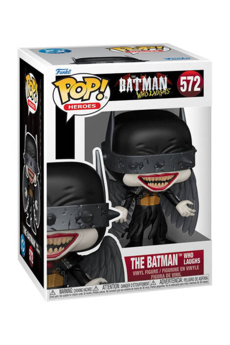 PREORDINE The Batman who laughs POP! Heroes 572 Vinyl Figure The Batman who laughs 9 cm