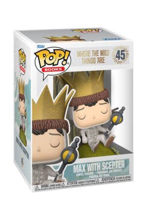 PREORDINE Where the wild things are POP! Books 45 Vinyl Figure Max with specter 9 cm