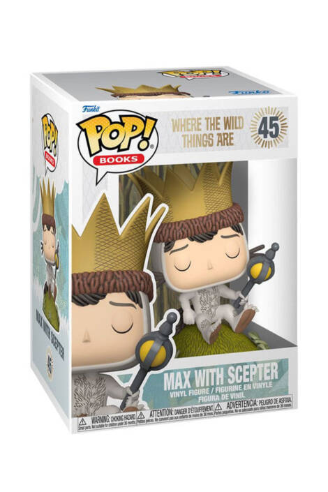 PREORDINE Where the wild things are POP! Books 45 Vinyl Figure Max with specter 9 cm
