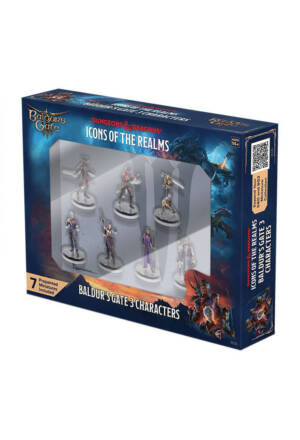 Dungeons & Dragons Icons of the Realms pre-painted Miniatures Planescape: Baldur's Gate 3 - Character Boxed Set