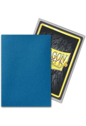 Dragon shield - Card sleeves Standard size 100 Matte dual sleeves - Cobalt & Silver
