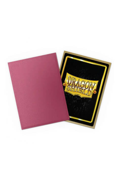 Dragon shield - Card sleeves Standard size 100 Matte dual sleeves - Pomegranate & Gold