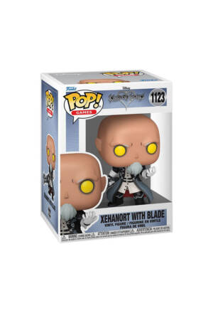 PREORDINE Kingdom hearts POP! Games 1123 Vinyl Figure Xehanort with blade 9 cm