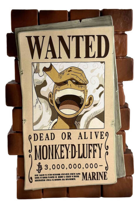 One Piece Coin Bank Luffy Wanted