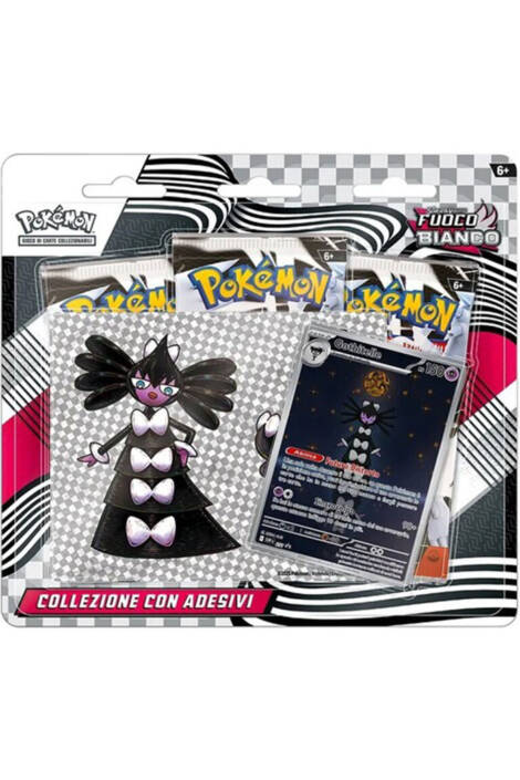 Pokemon Trading Card Game: Scarlatto e Violetto Fuoco Bianco - Collezione con adesivi Gothitelle [ITA]
