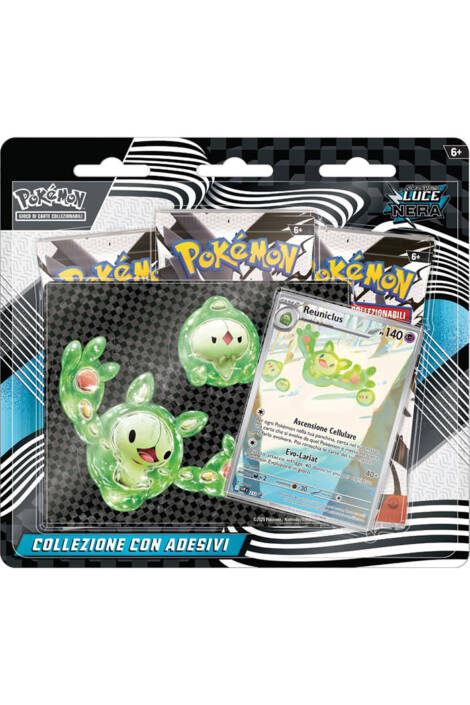 Pokemon Trading Card Game: Scarlatto e Violetto Luce nera - Collezione con adesivi Reuniclus [ITA]