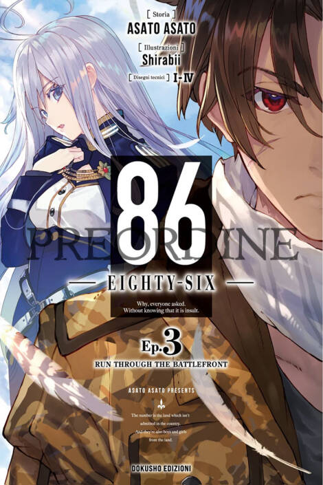 PREORDINE 86 Eighty-Six - Novel 3