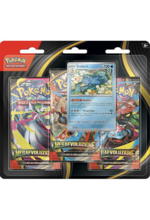 Pokemon Trading Card Game: Megaevoluzione - Blister 3 Pack + Golduck [ITA]