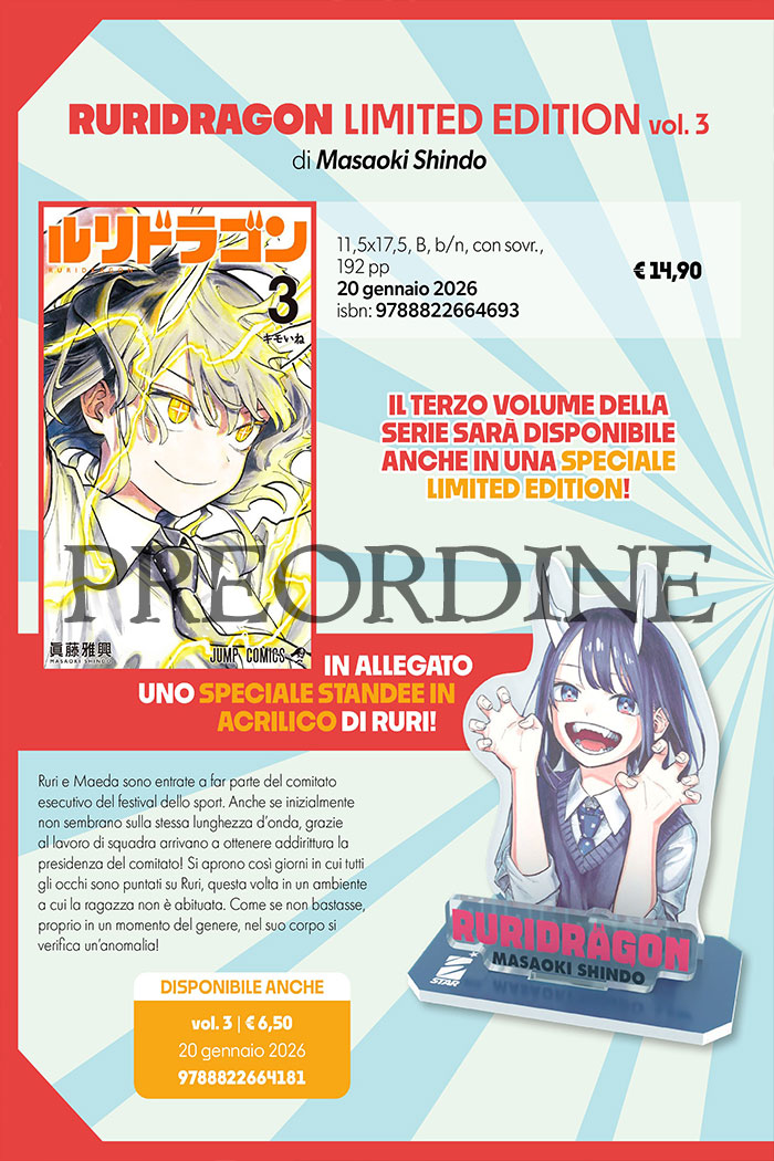 PREORDINE Ruridragon 3 - Limited edition