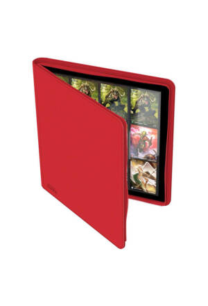 Ultimate Guard Zipfolio 480 24-Pocket Xenoskin - Red